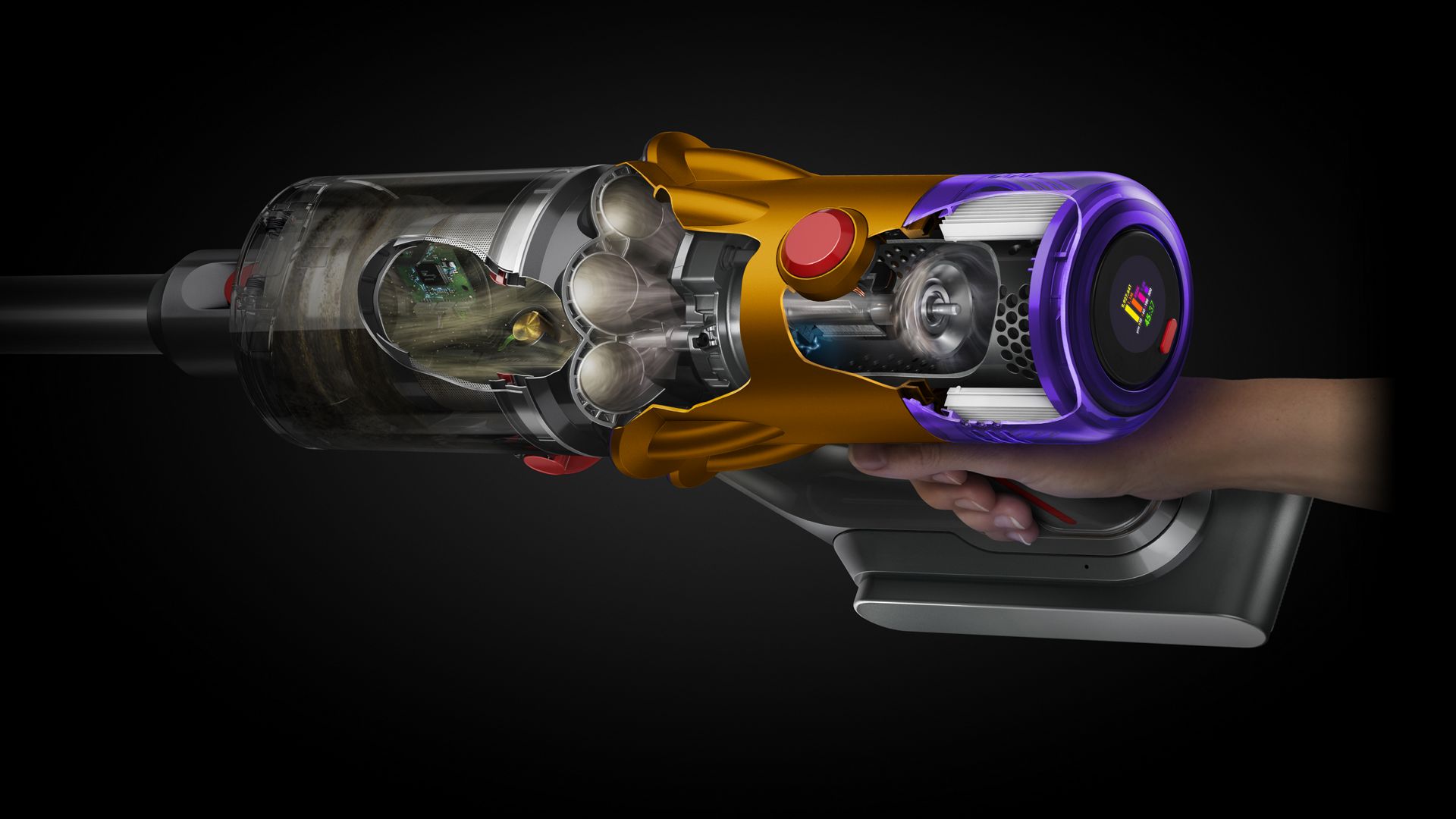  Dyson V12 Detect Slim Fluffy Handheld Vacuum Cleaner